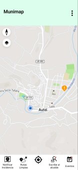 app digital para indicar incidencias (basura tirada, excrementos, etc) en municipios