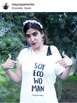Mayrayamonte, mujer Ecowoman recicladora