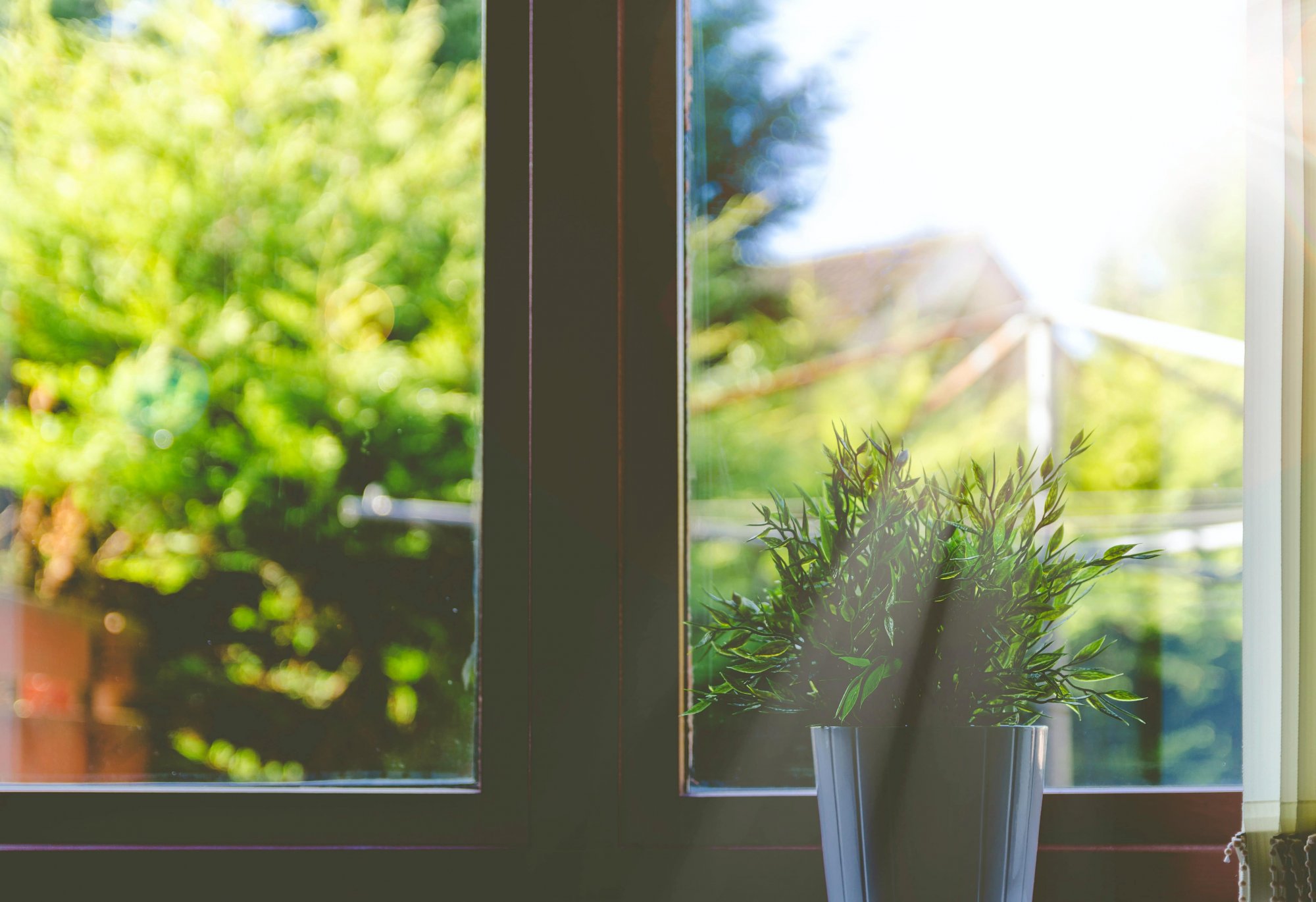 ventana cerrada por motivos de eficiencia energética