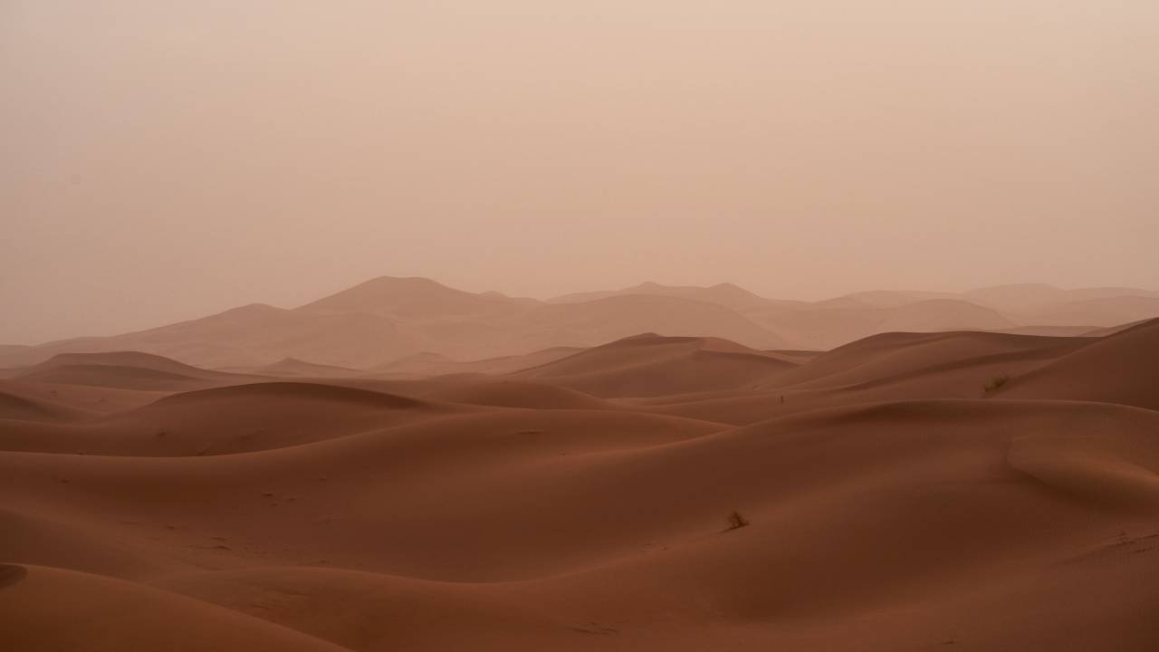 Desierto del Sahara, origen de la calima en España