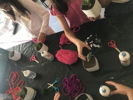 TALLER DE MACETAS DE ALOE VERA