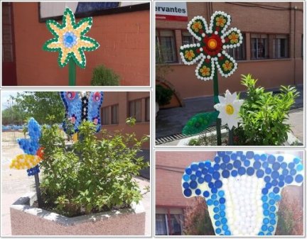 Reciclando con arte en el CEIPSO Miguel de Cervantes