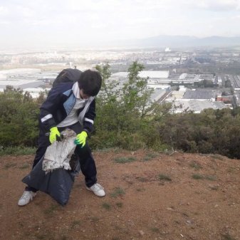 Recogida de residuos sólidos de la Sierra de Marina