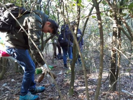 Recogida de residuos sólidos de la Sierra de Marina