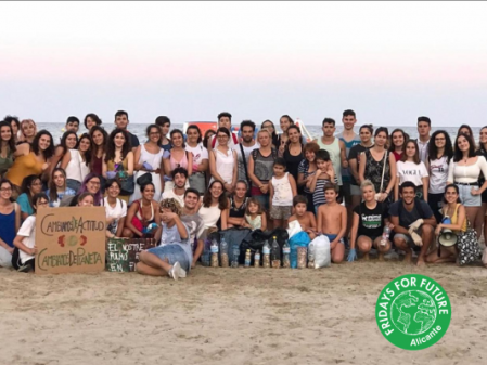 Recogidas de residuos en playas y montes de Alicante