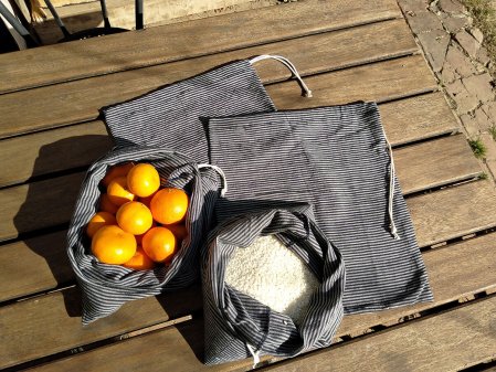 TELEIA: bolsas para la compra hechas con ropa reciclada