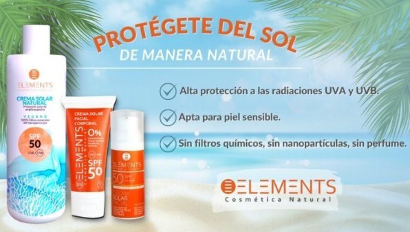 Protector solar natural biodegradable para la protección del medio marino