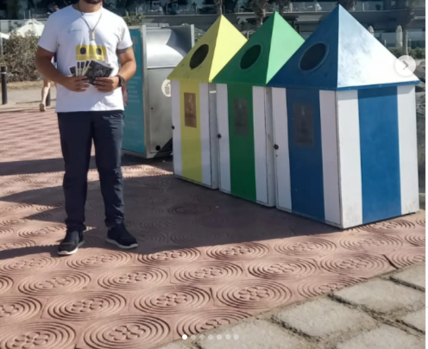 Educación Ambiental Contenedor Residuos Orgánicos 