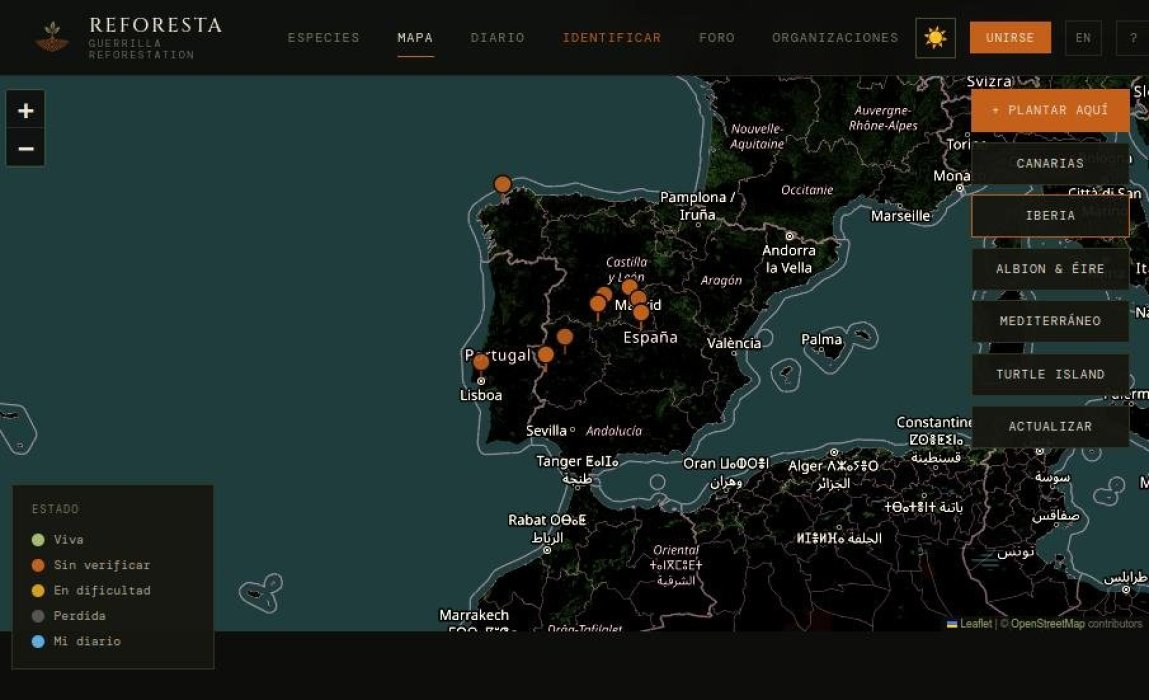 Reforesta Guerrilla - Plataforma ciudadana de reforestación con especies nativas