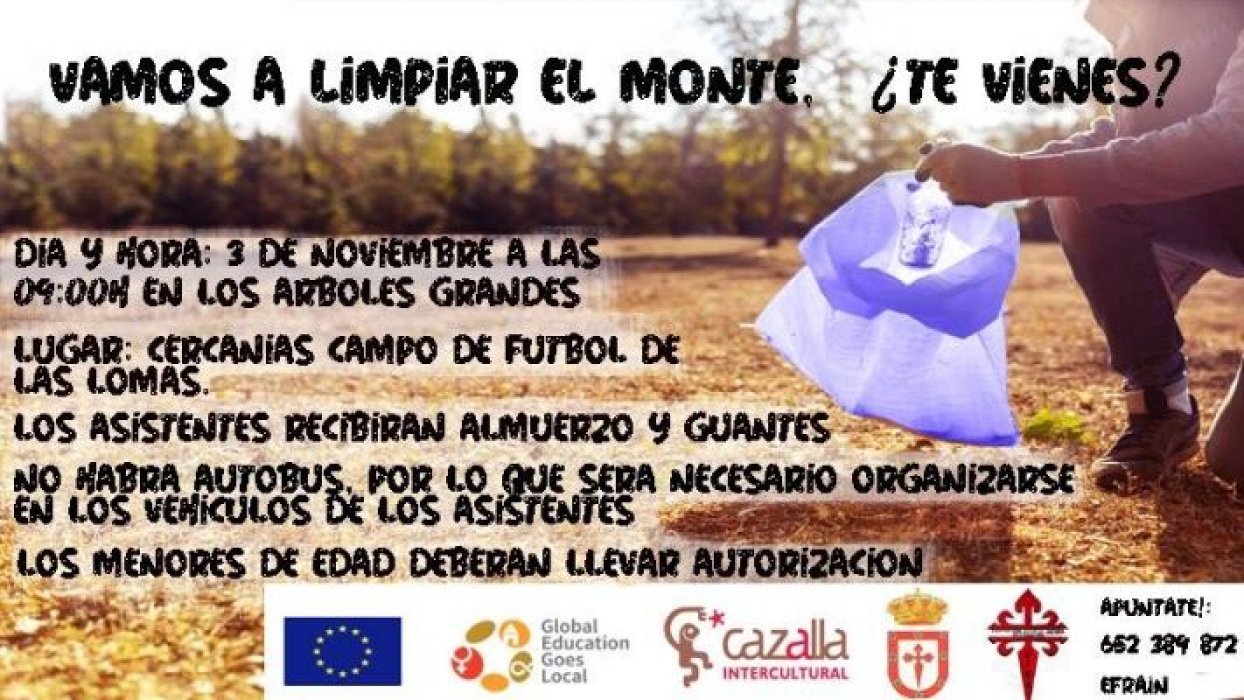 A limpiar el monte