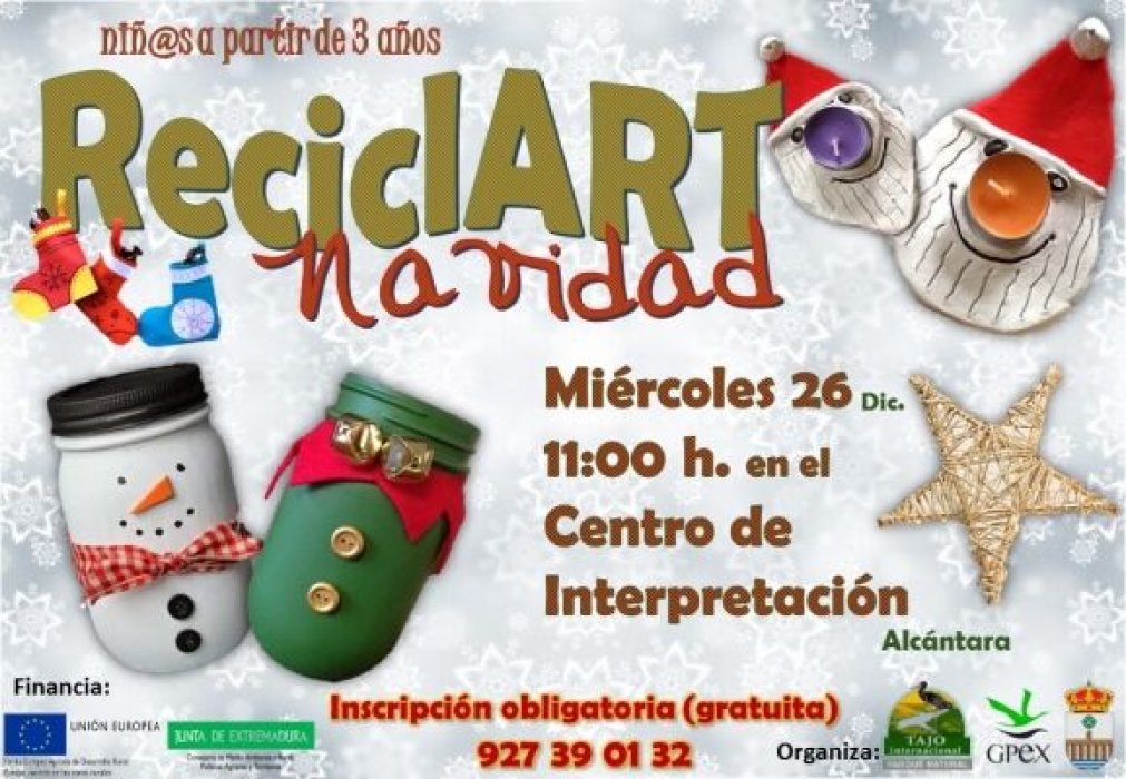 Reciclart Navidad en Alcántara