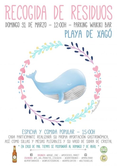 Ciclo de recogidas en playas, ríos y lagos de Asturias