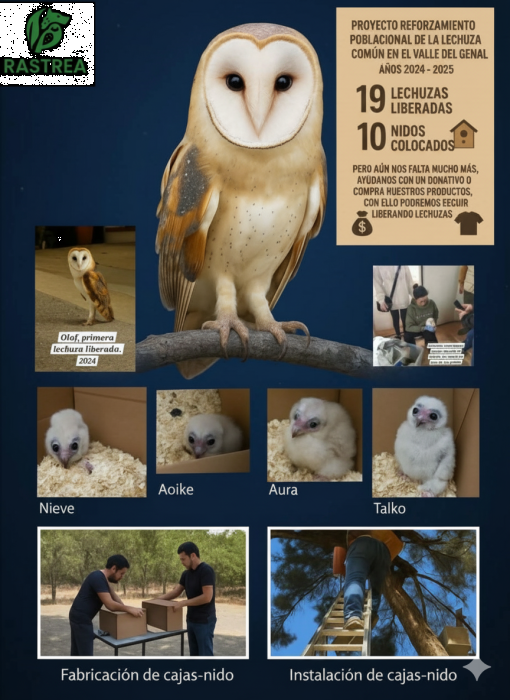 Tenemos que seguir aumentando la población de lechuzas, y para ello necesitamos vuestro voto
