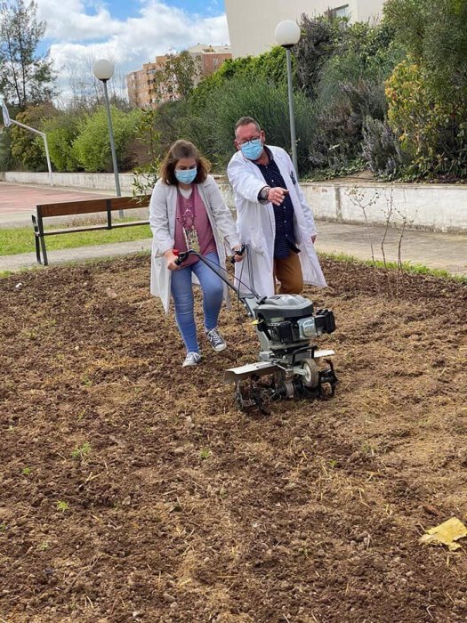 Huertos solidarios. La Granja de Cooprado