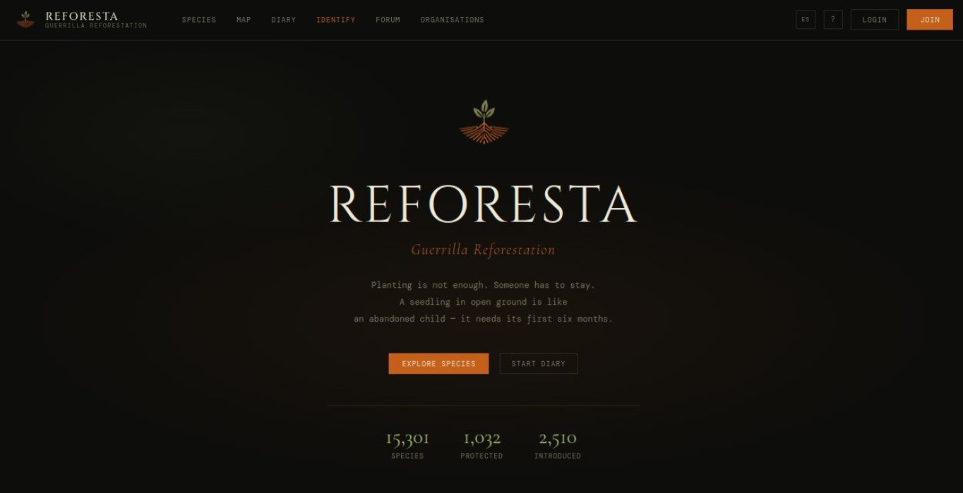 Reforesta Guerrilla - Plataforma ciudadana de reforestación con especies nativas