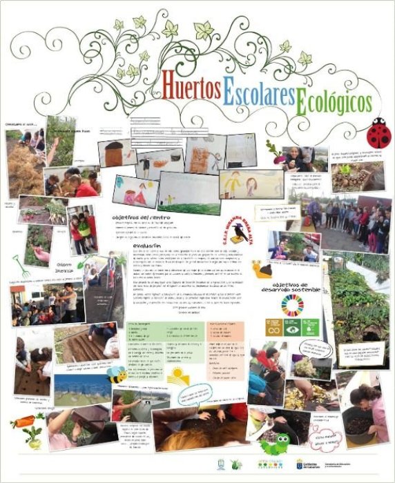 Huerto ecologico en el CEIP Miranda