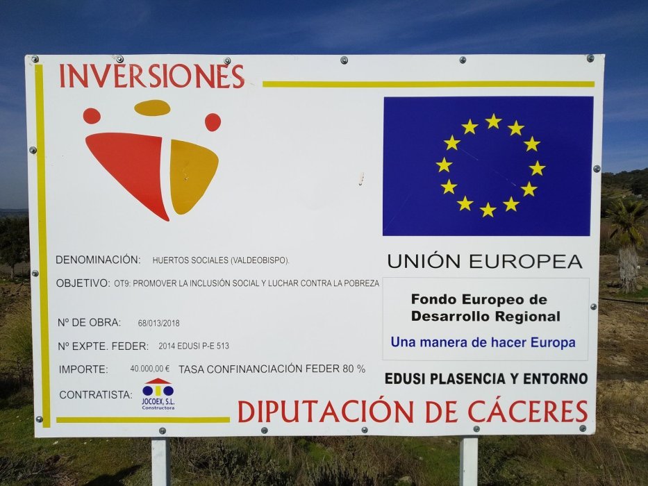 Huertos sociales en Valdeobispo