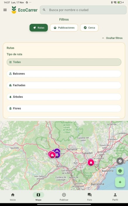EcoCarrer: la app que conecta pueblos y ciudades más verdes 🌿