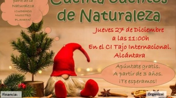 Cuentacuentos de Naturaleza en la Navidad del Tajo Internacional