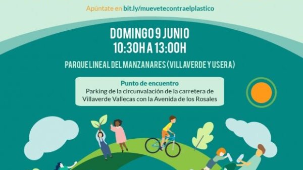 Acción comunitaria medio ambiental en Villaverde.