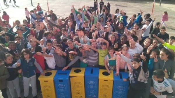 Fiestas con material reciclado, Erasmus medioambiental, Huerto Urbano