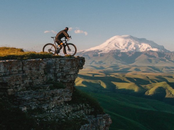 cicloturismo en españa. Parada con vistas